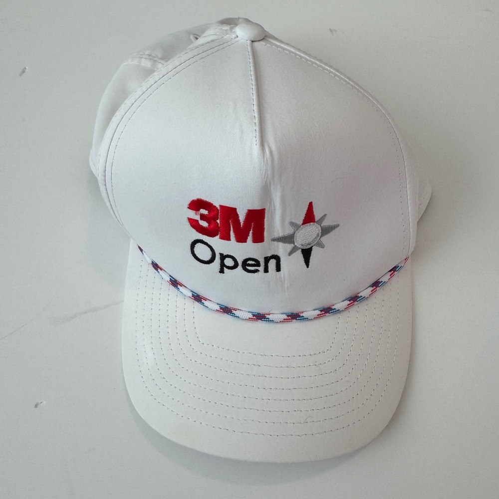 Imperial 3M Open Golf Hat Junior Fit White Rope Snapback Cap Y5054-AB9 Kids